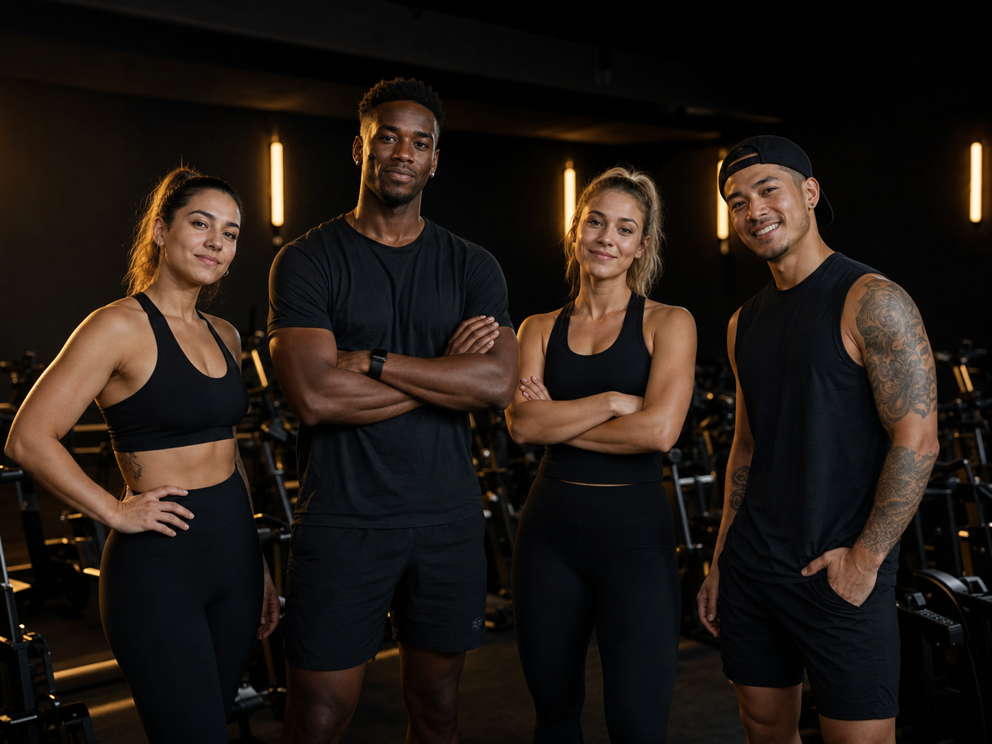 CycleBox instructors together in the studio